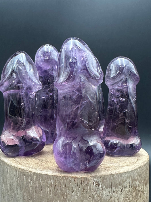 Amethyst and Citrine Crystal Man Part