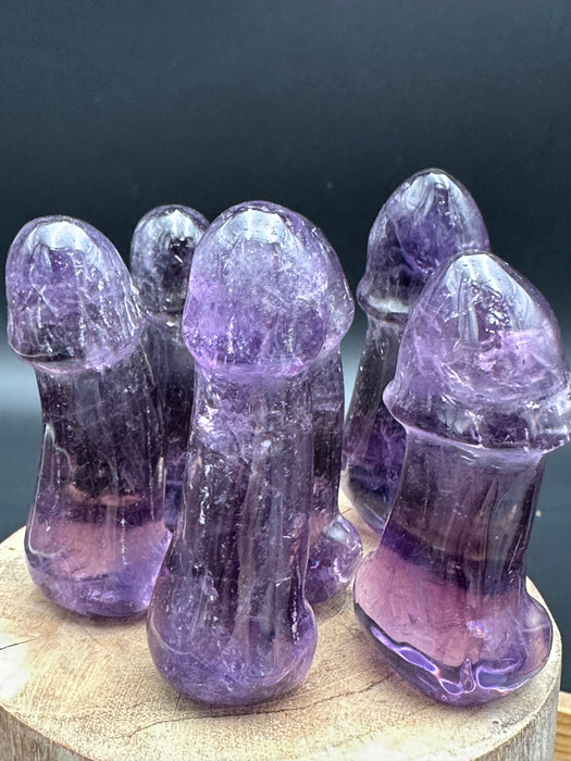 Amethyst and Citrine Crystal Man Part