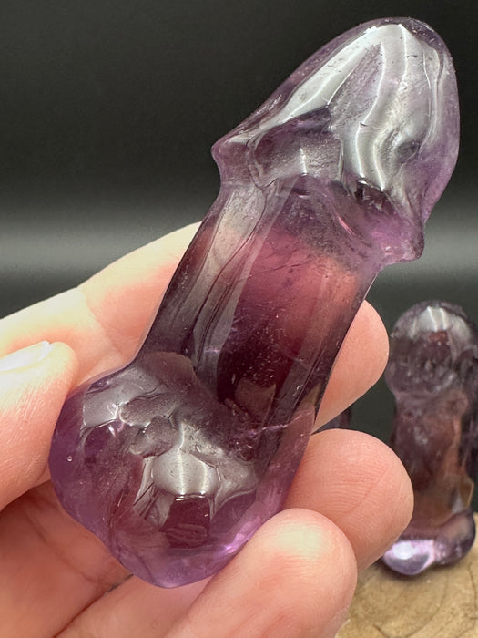 Amethyst and Citrine Crystal Man Part
