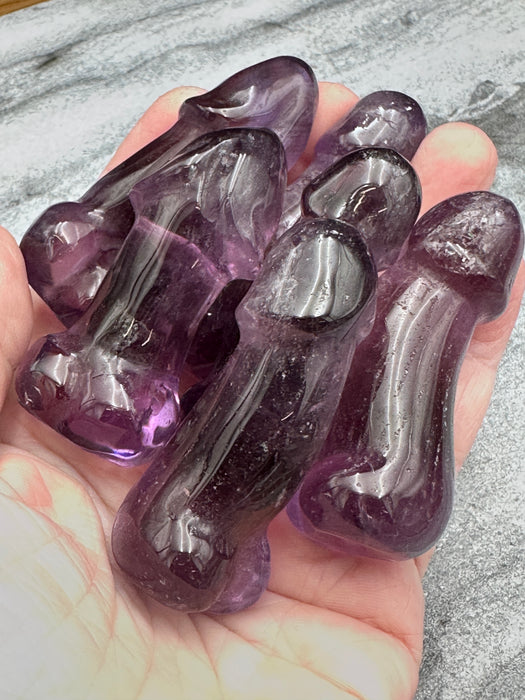 Amethyst and Citrine Crystal Man Part