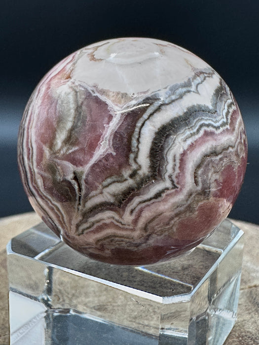 Rhodochrosite Crystal Sphere