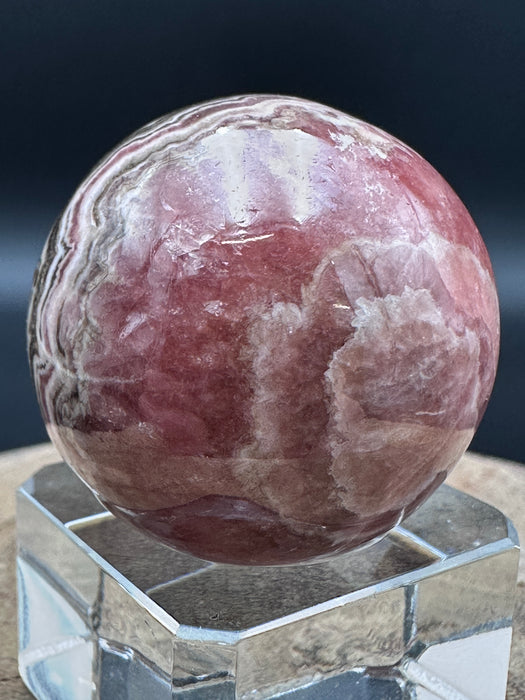 Rhodochrosite Crystal Sphere