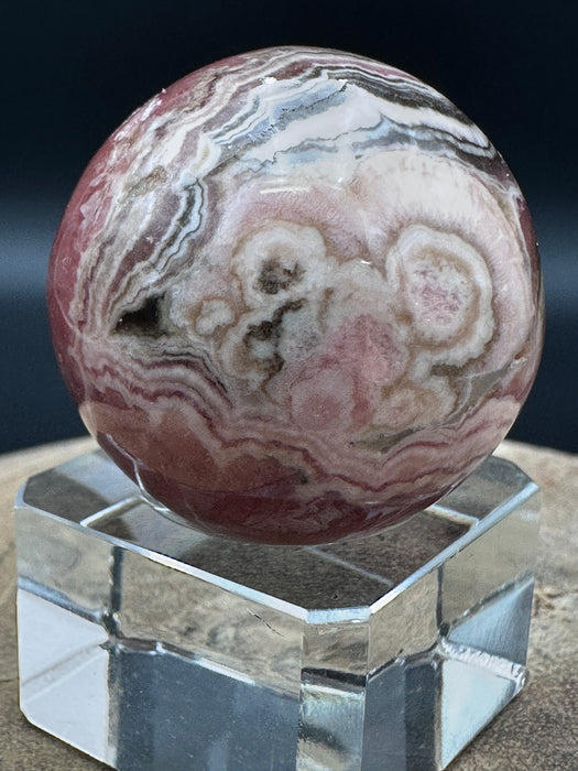 Rhodochrosite Crystal Sphere