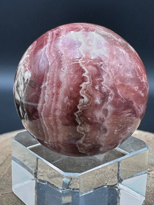 Rhodochrosite Crystal Sphere