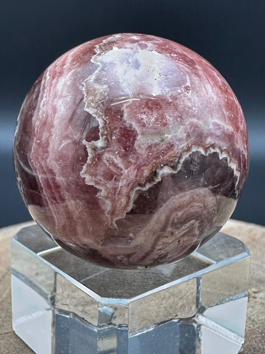 Rhodochrosite Crystal Sphere