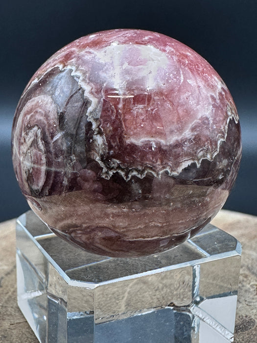 Rhodochrosite Crystal Sphere