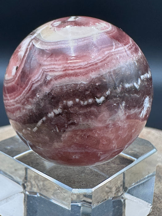 Rhodochrosite Crystal Sphere
