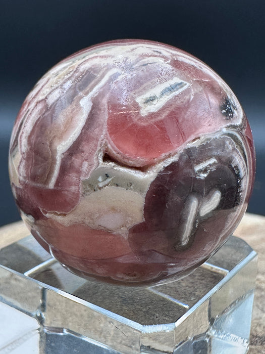 Rhodochrosite Crystal Sphere