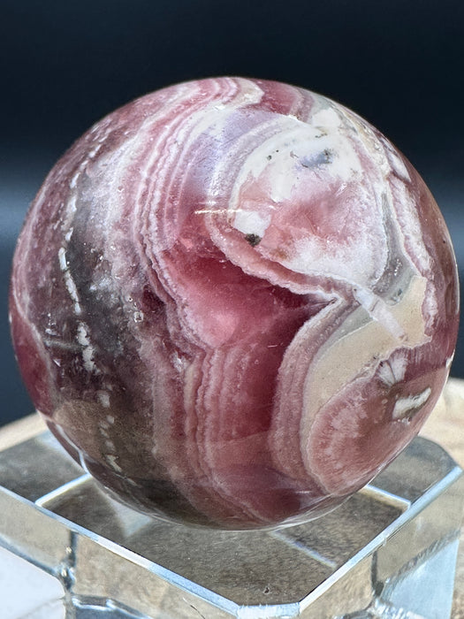 Rhodochrosite Crystal Sphere