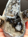 Black Agate Crystal Whale Carving