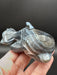 Black Agate Crystal Whale Carving