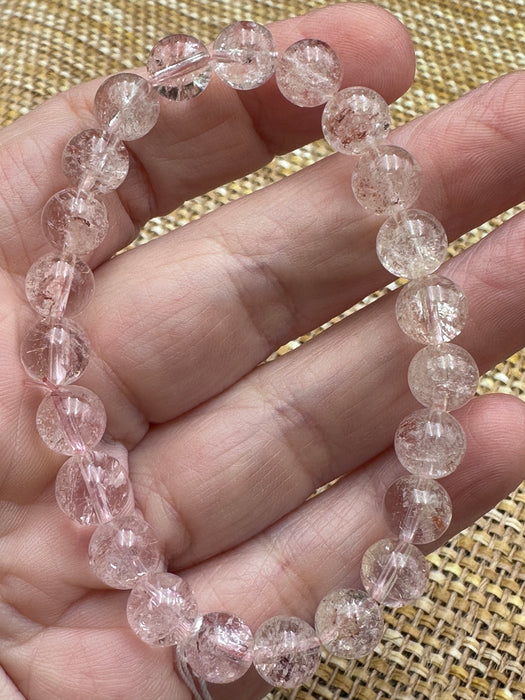 Himalayan Pink Quartz Bracelet - 7 sizes