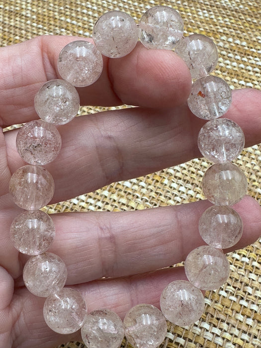 Himalayan Pink Quartz Bracelet - 7 sizes