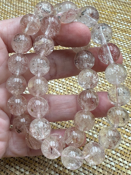Himalayan Pink Quartz Bracelet - 7 sizes