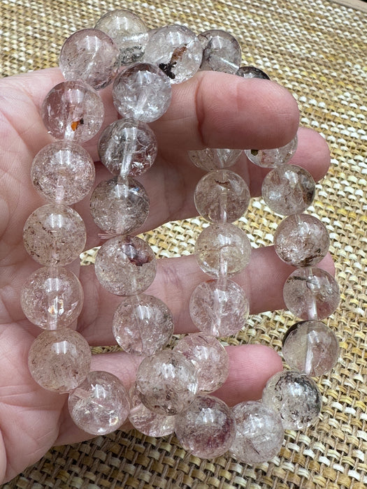 Himalayan Pink Quartz Bracelet - 7 sizes