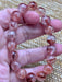 Fire Quartz Bead Bracelet 