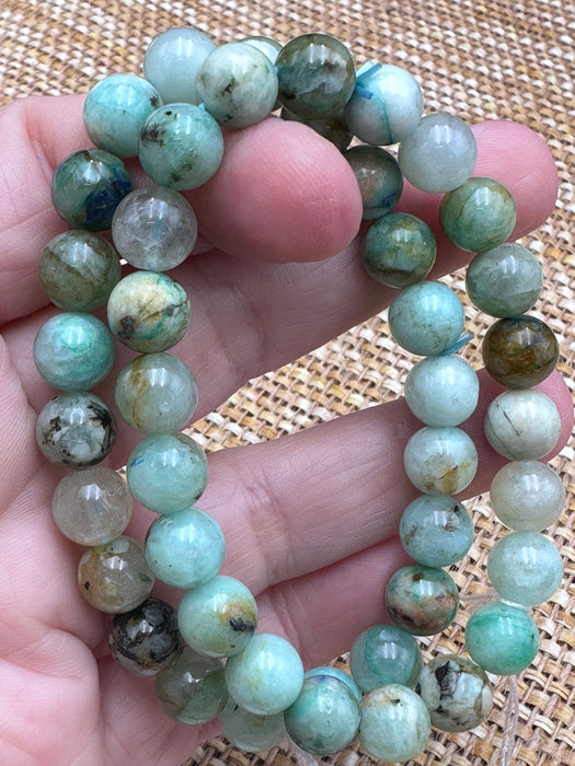 Phoenix Stone Bead Bracelet (Fynchenite)