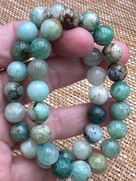 Phoenix Stone Bead Bracelet (Fynchenite)