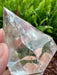Light Smoky Quartz Tall Hand Carved Diamond