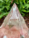 Light Smoky Quartz Tall Hand Carved Diamond