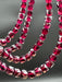 4mm Garnet Faceted Bead Bracelet