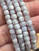 Blue Lace Agate Faceted Bead Bracelet