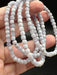 Blue Lace Agate Faceted Bead Bracelet