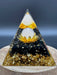 Rose Quartz Black Obsidian Orgonite Pyramid Crystal