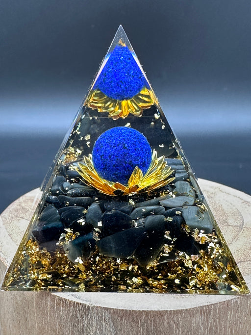 Lapis Lazuli Orgonite Pyramid Crystal