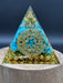 Blue Turquoise Orgonite Pyramid Crystals
