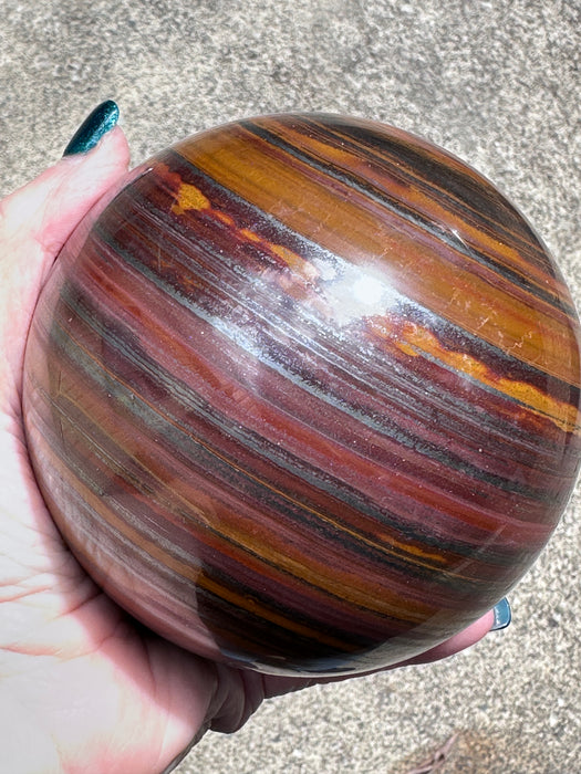 Tiger Iron Crystal Sphere