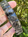 Black Tourmalinated Quartz Rectangle Bead Bracelet