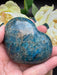 Blue Apatite Crystal Heart
