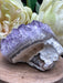 Unique Amethyst Cluster on raw natural base