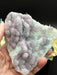 BOTRYOIDAL PURPLE FLUORITE ON QUARTZ WITH CHRYSOCOLLA