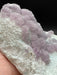BOTRYOIDAL PURPLE FLUORITE ON QUARTZ WITH CHRYSOCOLLA