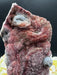 Red Chalcedony Raw Crystal Tower with super sparkling druzy 