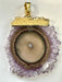 Gold Plated Amethyst Stalactite Pendant