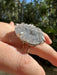 Silver Plated Amethyst Geode Ring