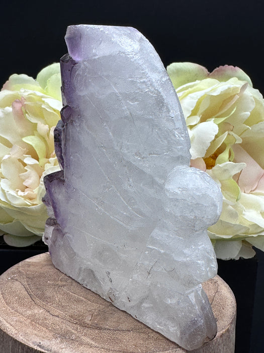 Amethyst Crystal Cluster Fairy Carving