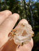 Gold Plated Agate Geode Ring from Brazil