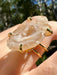 Gold Plated Agate Geode Ring from Brazil