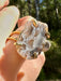 Gold Plated Agate Geode Ring from Brazil