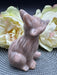 Peach Moonstone Fox Carving