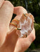 Gold Plated Agate Geode Ring from Brazil