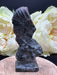 Garnet with Astrophyllite Crying Angel (Fallen Angel)