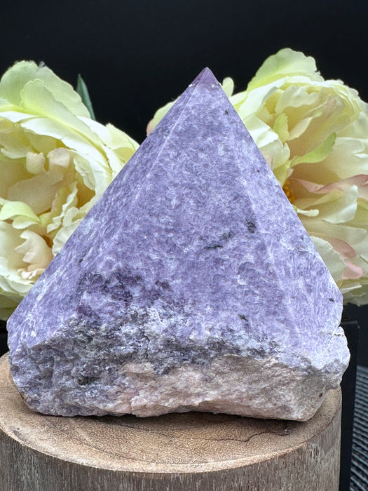 Lepidolite Semi-Polished Raw Chunky Point
