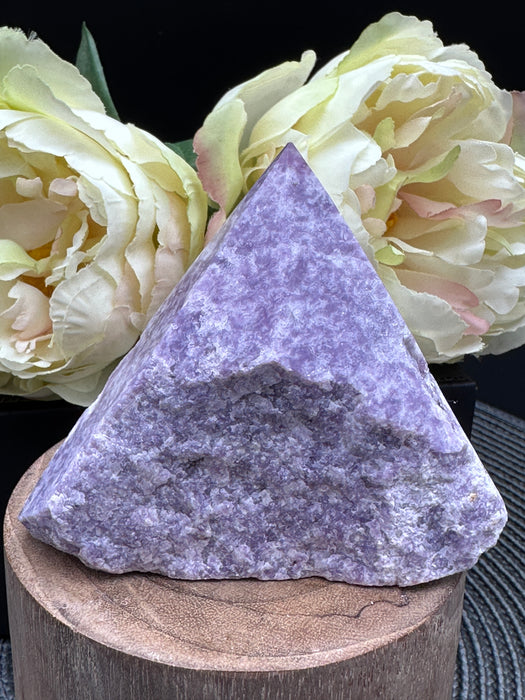 Lepidolite Semi-Polished Raw Chunky Point