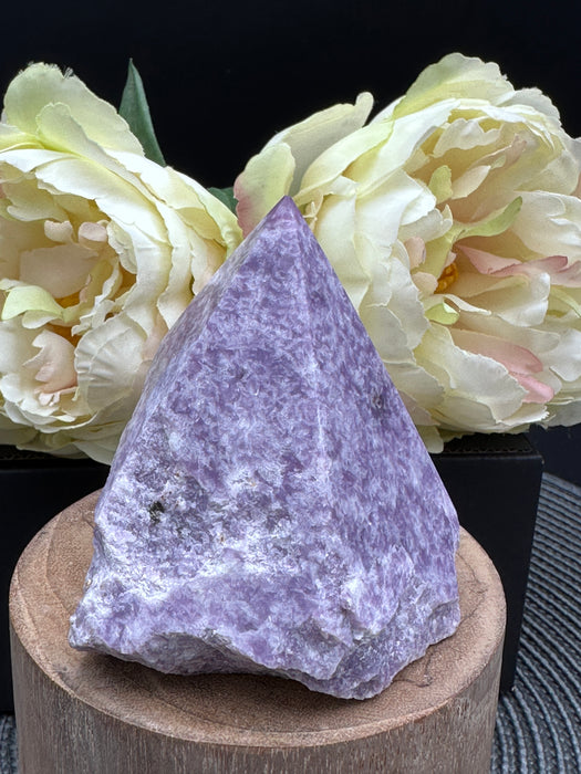 Lepidolite Semi-Polished Raw Chunky Point