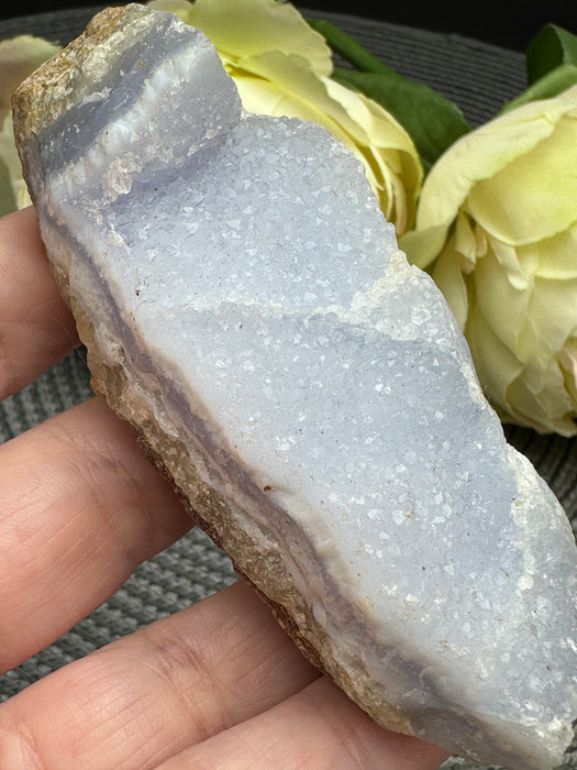 Blue Lace Agate Raw Specimen